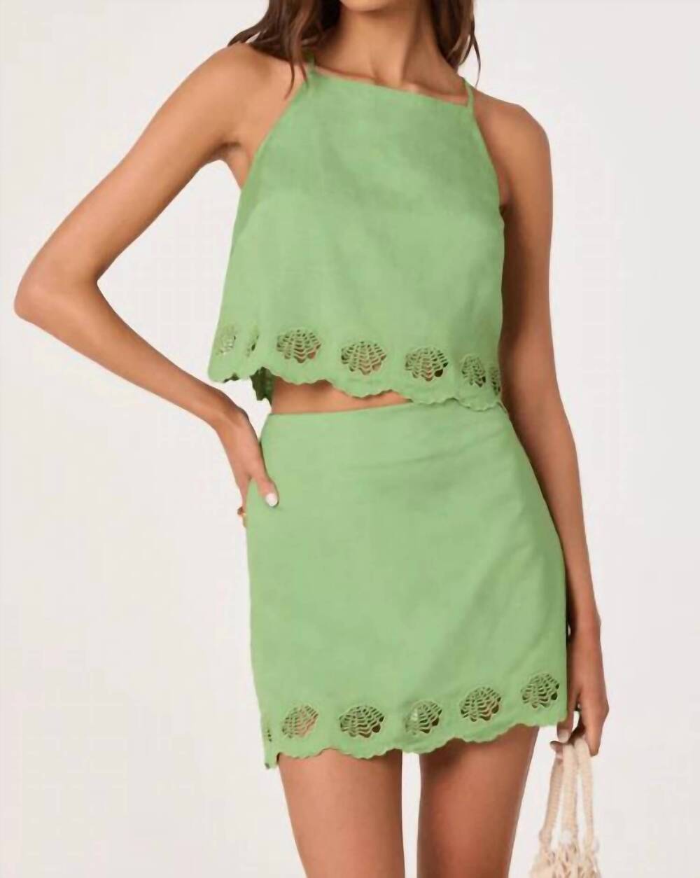 NEW ASTR taniya top in green - Picture 3 of 4